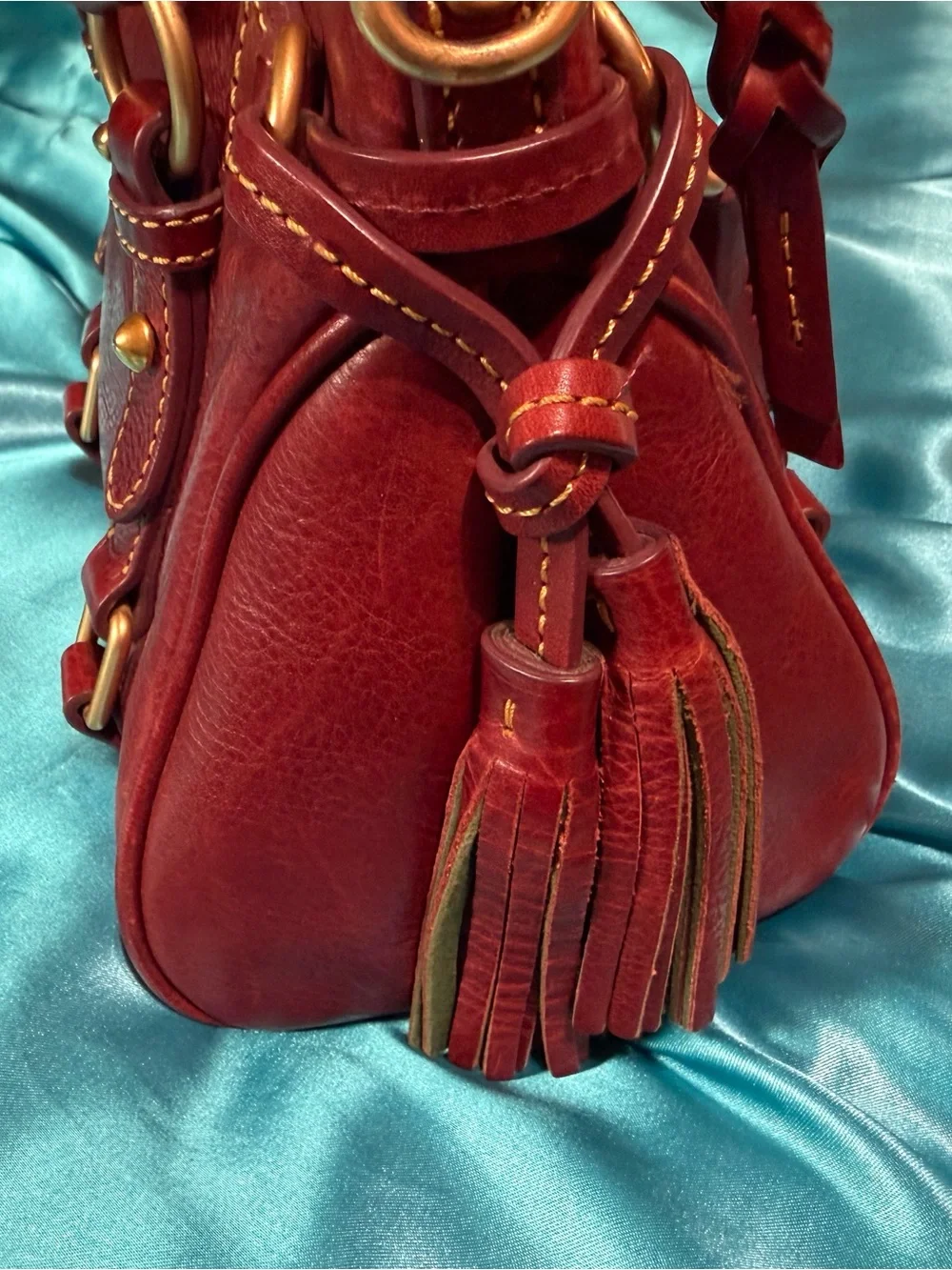 Dooney & Bourke Florentine Mini Satchel and Continental Clutch